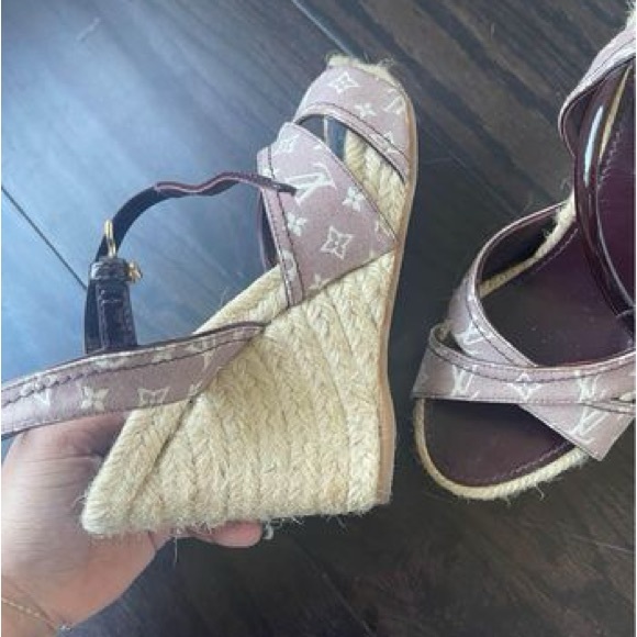 Vintage Louis Vuitton Wedges (36) - Picture 1 of 5